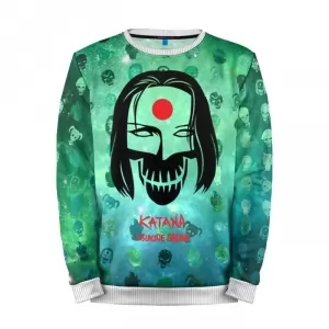 Sweatshirt Suicide Squad Katana Wallpaper Idolstore - Merchandise and Collectibles Merchandise, Toys and Collectibles 2