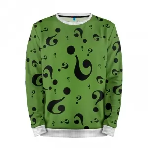The Riddler Sweatshirt Green question marks Pattern Idolstore - Merchandise and Collectibles Merchandise, Toys and Collectibles 2