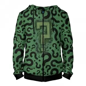 Buy zipper hoodie the riddler pattern - product collection