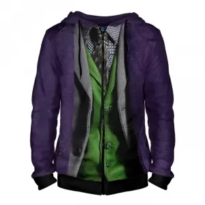 Buy zipper hoodie joker dc universe art - product collection