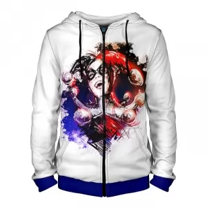 Buy zipper hoodie harley quinn art - product collection