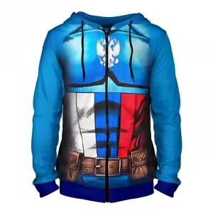 Buy zipper hoodie captain america russian - product collection