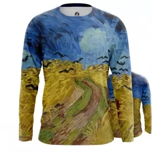 Long sleeve Wheatfield with Crows Painting Vincent van Gogh Idolstore - Merchandise and Collectibles Merchandise, Toys and Collectibles 2
