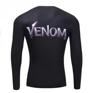 Venom Raglan Workout Clothing Jersey Idolstore - Merchandise and Collectibles Merchandise, Toys and Collectibles