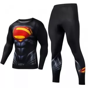 Buy superman rashguard set armor costume - product collection