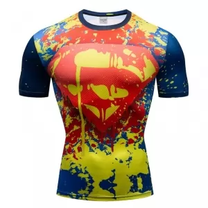 Workout shirt Superman Pains Pattern Idolstore - Merchandise and Collectibles Merchandise, Toys and Collectibles 2