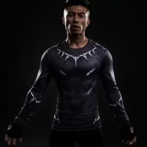 T’challa Rashguard Black Panther Jersey Idolstore - Merchandise and Collectibles Merchandise, Toys and Collectibles 2