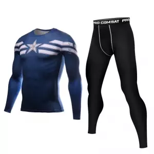Captain America 2 Long Sleeve Leggings Idolstore - Merchandise and Collectibles Merchandise, Toys and Collectibles