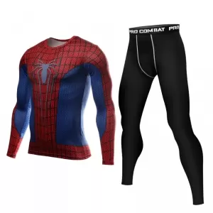 Buy spider-man rashguard set long sleeve leggings - product collection