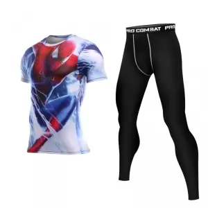 Buy movee cover spider-man rashguard set costume - product collection
