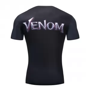 Symbiote Rashguard Venom Workout tee Idolstore - Merchandise and Collectibles Merchandise, Toys and Collectibles