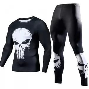 Punisher Rashguard Costume workout GYM Idolstore - Merchandise and Collectibles Merchandise, Toys and Collectibles 2