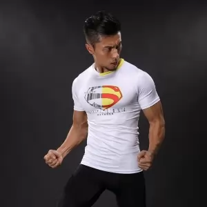 Workout shirt Superman White Logo Idolstore - Merchandise and Collectibles Merchandise, Toys and Collectibles 2