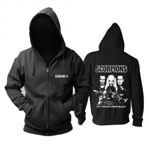 Buy hoodie scorpions lets rock'n'roll begin pullover - product collection