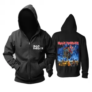 Buy hoodie iron maiden metal pullover - product collection