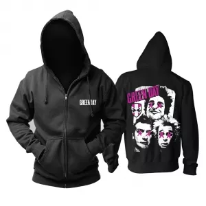 Buy hoodie green day uno dos tre pullover - product collection