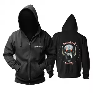 Buy hoodie motorhead for life black pullover - product collection