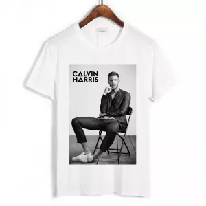 Buy t-shirt calvin harris white - product collection