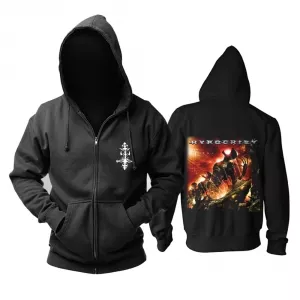 Buy hoodie hypocrisy virus black pullover - product collection