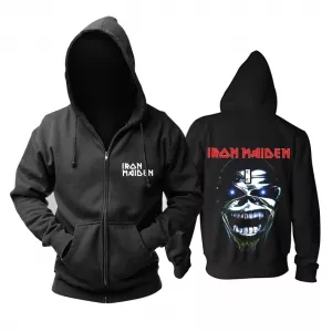 Buy hoodie iron maiden heavy metal pullover - product collection