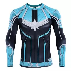 Captain Marvel Rashguard Yon-rogg jersey Idolstore - Merchandise and Collectibles Merchandise, Toys and Collectibles 2