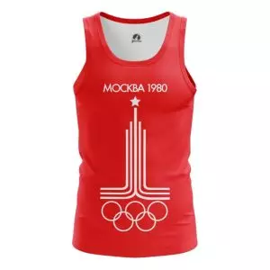 Tank Moscow 1980 Summer Olympics Singlet Vest Idolstore - Merchandise and Collectibles Merchandise, Toys and Collectibles 2
