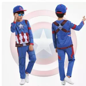 Kids Superhero Costume Captain America Boys Idolstore - Merchandise and Collectibles Merchandise, Toys and Collectibles 2