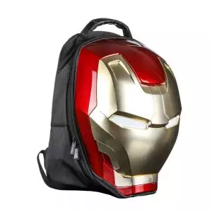 Buy backpack iron man helmet 3d model inspired school bag - product collection