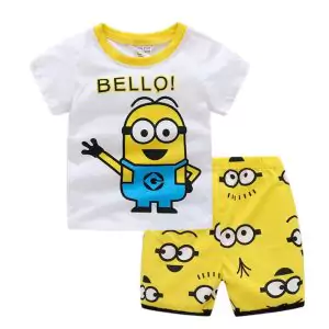 Kids T-shirts Shorts Set Minion Despicable Me Bello Idolstore - Merchandise and Collectibles Merchandise, Toys and Collectibles 2