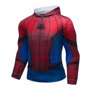 Buy spiderman gym hoodie sport jersey - product collection