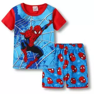 Buy kids t-shirts shorts set spider-man peter parker - product collection