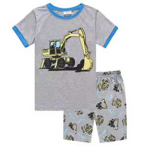 Kids T-shirts Shorts Set Excavator Building Cars Baby Idolstore - Merchandise and Collectibles Merchandise, Toys and Collectibles 2