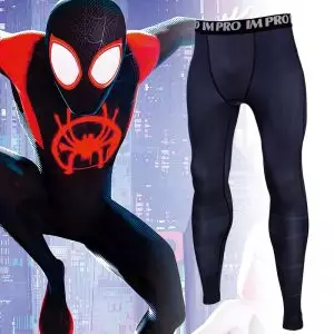 Buy miles morales rashguard leggings spider-man - product collection