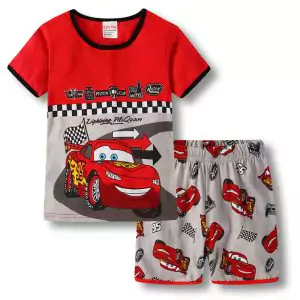 Kids T-shirts Shorts Set Cars 95 Lightning McQueen Idolstore - Merchandise and Collectibles Merchandise, Toys and Collectibles 2
