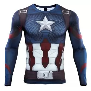 Rash guard Captain America Avengers 4 Idolstore - Merchandise and Collectibles Merchandise, Toys and Collectibles 2