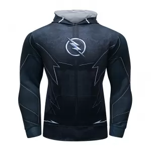 Buy zoom gym hoodie sport jersey black flash - product collection