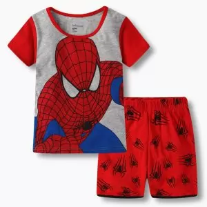 Buy kids t-shirts shorts set spider-man merchandise - product collection