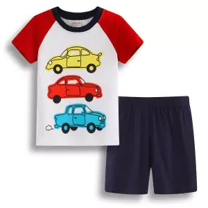 Kids T-shirts Shorts Set Cars Colors Vehicles Idolstore - Merchandise and Collectibles Merchandise, Toys and Collectibles 2