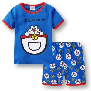 Kids T-shirts Shorts Set Doraemon Cat Character Idolstore - Merchandise and Collectibles Merchandise, Toys and Collectibles 2