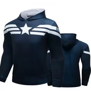 Captain America Gym Hoodie Sport shirt Winter assault Idolstore - Merchandise and Collectibles Merchandise, Toys and Collectibles 2