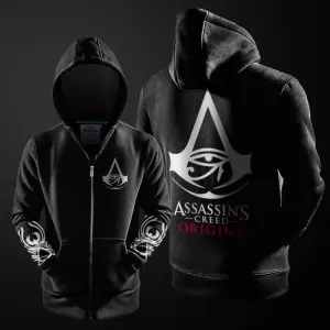 Hoodie Assassin’s Creed Origins Black Pullover Idolstore - Merchandise and Collectibles Merchandise, Toys and Collectibles 2