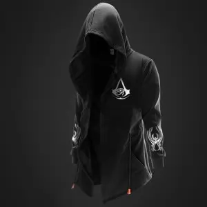 Robe Assassin’s Creed Black Cloak Apparel Idolstore - Merchandise and Collectibles Merchandise, Toys and Collectibles 2
