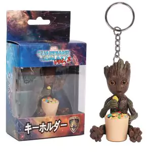 Buy keychain groot guardians of the galaxy eating - product collection