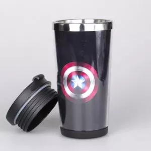 Buy travel coffee mug captain america steel tumbler - product collection