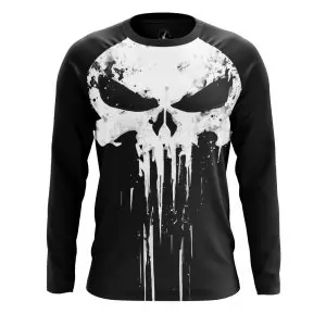 Buy men's long sleeve punisher big big - product collection