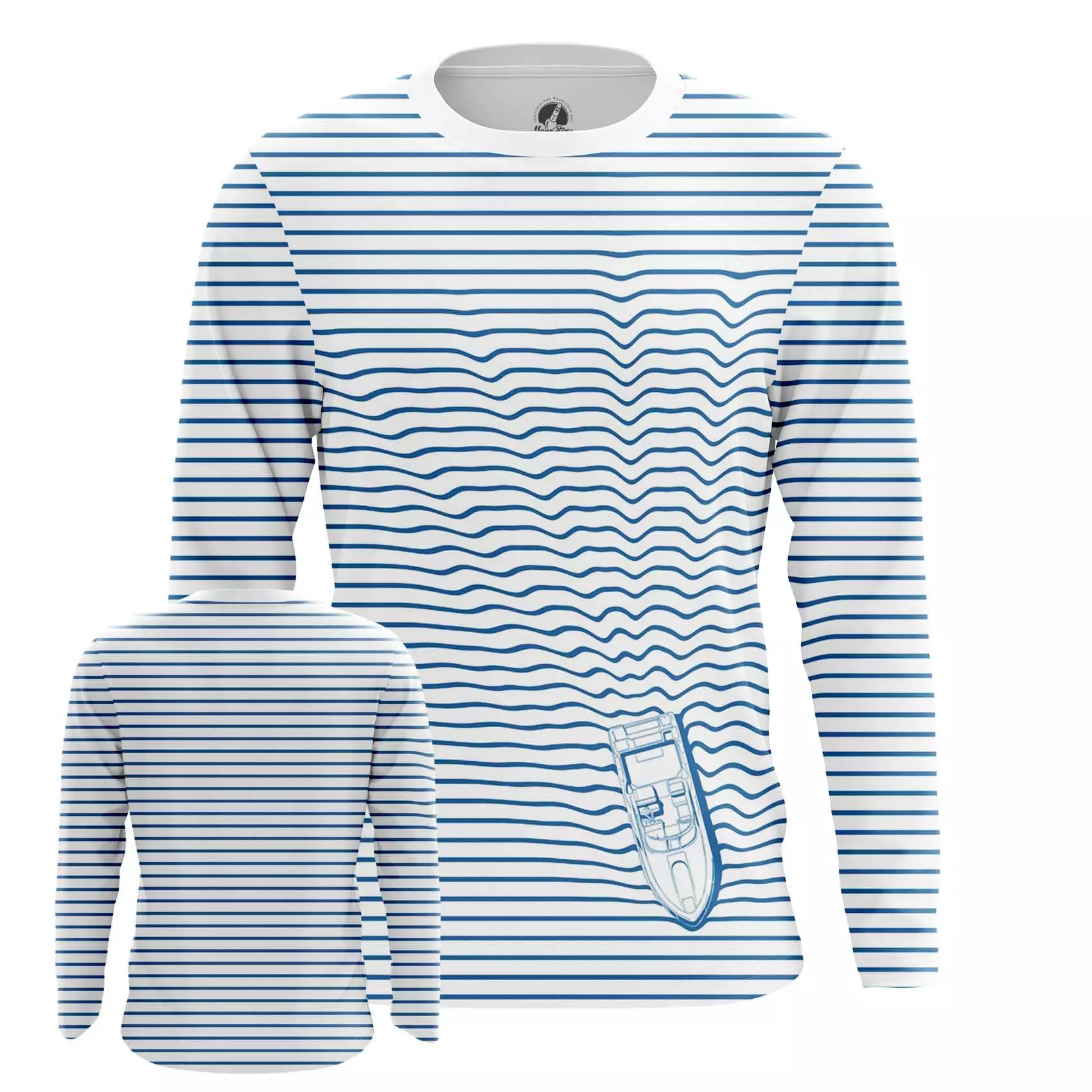 Men’s long sleeve Waves Sound Stripes Idolstore - Merchandise and Collectibles Merchandise, Toys and Collectibles 2