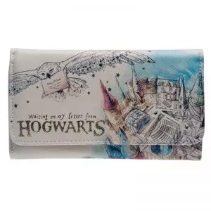 Harry potter hogwarts watercolor wallet women purse dft-6028