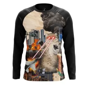 Men’s long sleeve CATastrophe Cat Crash Fun Idolstore - Merchandise and Collectibles Merchandise, Toys and Collectibles 2