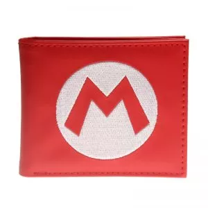 Buy wallet super mario red logo m emblem 3d - product collection