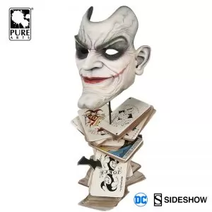 Buy life-size bust the joker face of insanity sculpture - product collection